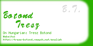 botond tresz business card